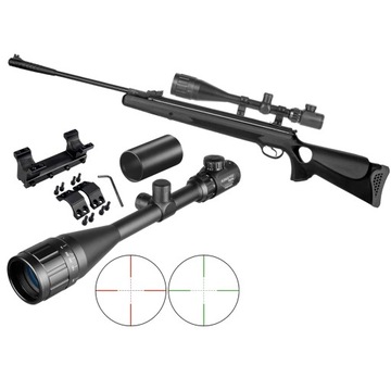 WIATRÓWKA KARABINEK OPTIMA HATSAN 125 TH VORTEX 5,5MM + LUNETA 6-24X50AOEG