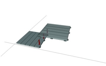 САДОВАЯ ПЛИТКА ТЕРРАСА ЭКО ПЛАТФОРМА 30 x 30 СМ 6 ШТ.