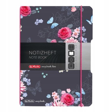NOTES A5 40K KRATKA HERLITZ My Book Flex KWIATY