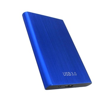 2,5-calowa obudowa dysku twardego USB 3.0 SSD 6 Gb/s, obudowa na dysk przenośny, niebieska
