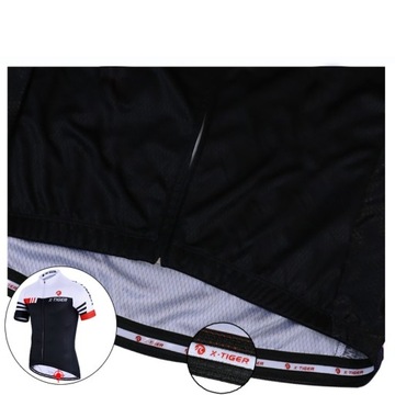 KOSZULKA DO JAZDY NA ROWERZE KOLARSKA WIOSENNA ELASTYCZNA LEKKA X-TIGER L