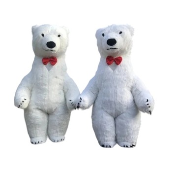 Kostium Reklamowy Miś Niedźwiedź Polarny Żywa maskotka Nadmuchiwany 2,6 m