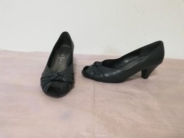 Buty czółenka skórzane Gabor UK 5 r. 38 wkł 25 cm