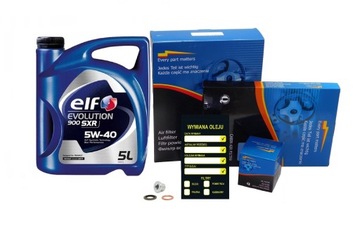 FILTRY + OLEJ ELF 5/40 RENAULT MEGANE II 1.6 16v