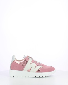 Sneakersy damskie Wonders A-2464 TALLA TREND V BLUSH róż SKÓRA ZAMSZ R..38