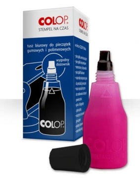 Tusz do stempli i pieczątek 25ml kolor MAGENTA RÓŻ