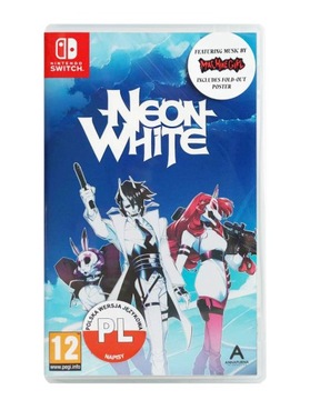 NEON WHITE NINTENDO SWITCH / NAPISY PL / KARTRIDŻ