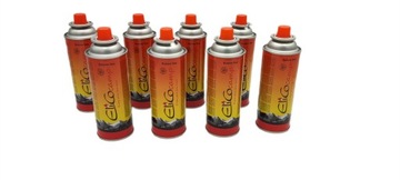 KARTUSZ GAZOWY GAZ DO KUCHENKI PALNIKA NABÓJ 400ML 8szt