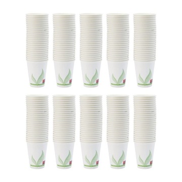 Disposable Coffee Cups Water Juice Cups Coffee Tea Cups 250pcs 12oz