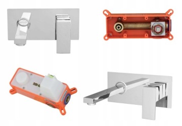 РАКОВИНА CUBE CHROME SQUARE FATTER