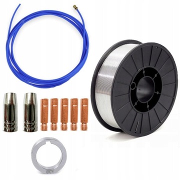 Spawanie aluminium MIGOMAT 0,8mm rolka,teflon,drut