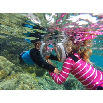 Детская полнолицевая маска для сноркелинга Ocean Reef ARIA Junior XS
