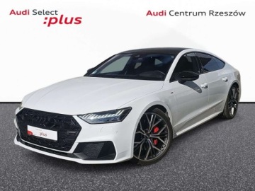 Audi A7 C8 Sportback Facelifting 3.0 55 TFSI 340KM 2025 Audi A7 Sportback pneumatyka, skretna os, head up, kamery 360, hak, matrix
