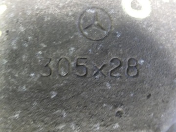 MERCEDES E TŘÍDA W213 C W205 TŘMEN BRZDOVÝ LEVÝ PŘEDNÍ 305X28