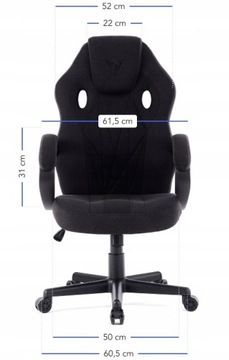 Fotel Gamingowy Biurowy Materiałowy Sense7