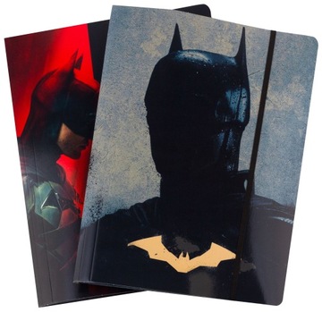 2X TECZKA Z GUMKĄ BATMAN A4 DLA CHŁOPCA BENIAMIN
