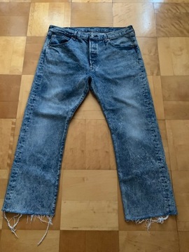Levis_ 501_świetne spodnie marmurki jeansy_38/30