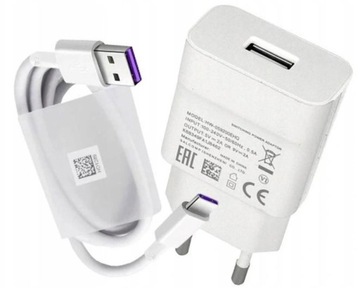 ORYGINALNA ŁADOWARKA HUAWEI + KABEL USB-C GRATIS