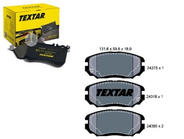 TEXTAR KOMPLET KLOCKÓW HAMULCOWYCH 581013LA10 5810