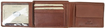 P204 Skórzany mały męski portfel RFID El Forrest