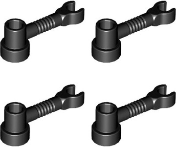 LEGO Uchwyt Ramię Robota Czarny 4735 473576 - 4szt