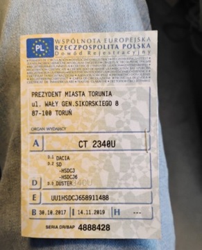 Dacia Duster I SUV Facelifting 1.5 dCi (Euro 6) 90KM 2017 Dacia Duster 2017r, SALON, 1.5DCI. Przetarty prawy bok. Poobijany. Jezdzi., zdjęcie 25