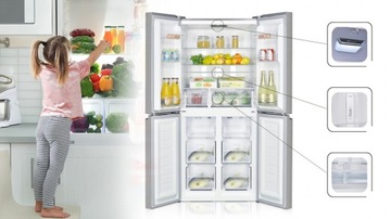 MPM 434-SBF-04 Холодильник Side by Side NoFrost Inox