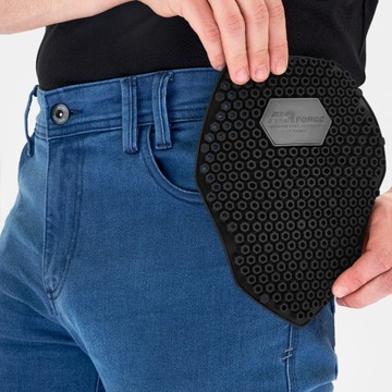 Spodnie motocyklowe Monolayer+ SHIMA ZENITH BLUE jeansy męskie GRATISY