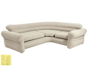 Materac Dmuchany Sofa Łóżko do Spania Narożnik Kanapa Intex 68575