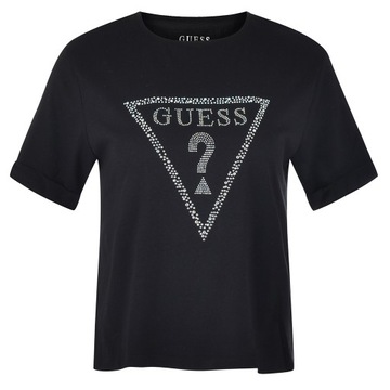 Top T-shirt GUESS Logo S1GI31 KAK90 Czarny