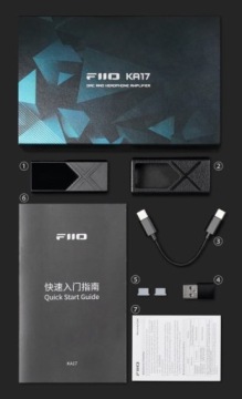 ПОРТАТИВНЫЙ УСИЛИТЕЛЬ ДЛЯ НАУШНИКОВ С ЦАП FIIO KA17 16-ЯДЕРНЫЙ XMOS XU316