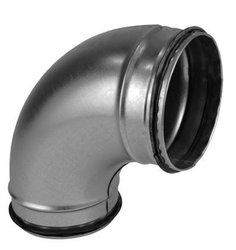 KOLANO TŁOCZONE Z USZCZELKĄ fi 200mm 90°
