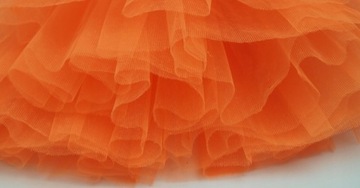 ЮБКА ИЗ ТЮЛЯ ЮБКА-ПАЧКА 40см оранжевая
