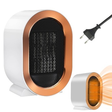 MINI TERMOWENTYLATOR FARELKA GRZEJNIK TERMOSTAT 1200W GRZEJNIK ELEKTRYCZNY