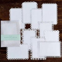 Koronki papierowe 10szt/kpl scrapbooking