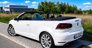 Volkswagen Golf VI Cabriolet 2.0 TDI-CR DPF 140KM 2012 Volkswagen Golf Cabrio KABRIO Biala PERLA 2.0 TDI CR Navi Tempomat 2.0, zdjęcie 2