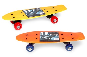 Deskorolka Dla Dziecka 3+ 43cm Koła 48mm Łożyska 608z MaxSport Mix Kolorów