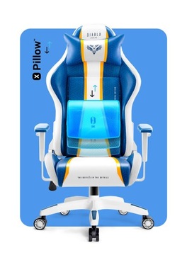 Игровое кресло Diablo X-One 2.0 нормального размера: Aqua Blue