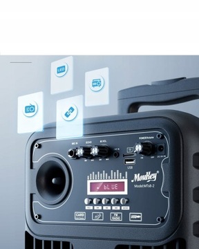 ПОРТАТИВНАЯ МИНИ-ДИНАМИКА BLUETOOTH MOUKEY MTS8-2 FM