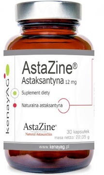 ASTAZINE ASTAKSANTYNA ECO 12mg 30 Kap OCZY ZDROWIE