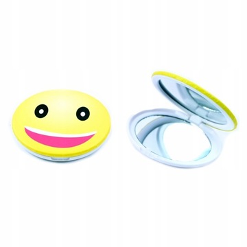 BUŹKI LUSTRO KOSMETYCZNE KIESZONKOWE RÓŻNE EMOTKI