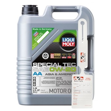 OLEJ 0W-20 5L SPECIAL TEC AA 9734 6739 LIQUI MOLY