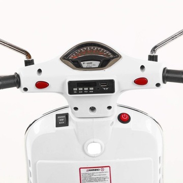 ДВИГАТЕЛЬ VESPA С ДВОЙНОЙ АККУМУЛЯТОРНОЙ БАТАРЕЕЙ ДЛЯ ДЕТЕЙ, ЗВУКОВОЙ ЛЕГКИЙ СКУТЕР, 6 КМ/Ч