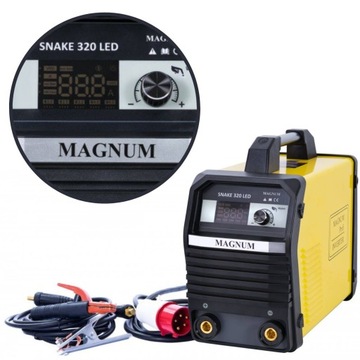 SPAWARKA INWERTOROWA MAGNUM SNAKE 320 LED 300A MMA
