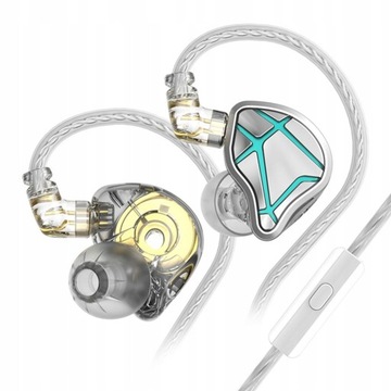 KZ-ESX słuchawki douszne Ultra hi-fi, dynamiczny,