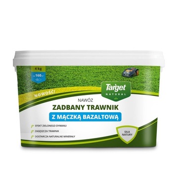 Nawóz Zadbany Trawnik z Mączką Bazaltową4kg Target