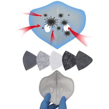 ФИЛЬТР PM2.5 FFP2 для ДЕТСКИХ МАСОК