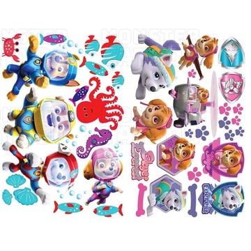 МОЮЩИЕСЯ ВРЕМЕННЫЕ ТАТУ ДЛЯ ДЕТЕЙ PAW PATROL ОРИГИНАЛЬНЫЕ ДИЗАЙНЫ