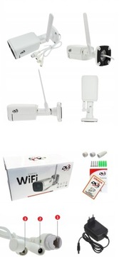 КОМПЛЕКТ МОНИТОРИНГА 4 WIFI КАМЕРЫ 4 Мп ВНЕШНИЙ SMART ДИСК 1 ТБ DVS