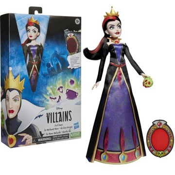 LALKA MODOWA EVIL QUEEN ZŁA KRÓLOWA HASBRO DISNEY VILLAINS + DODATKI